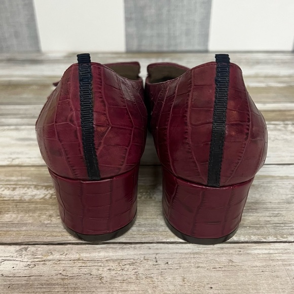 Boden Carina Croc Block Heel Loafers - Picture 4 of 12